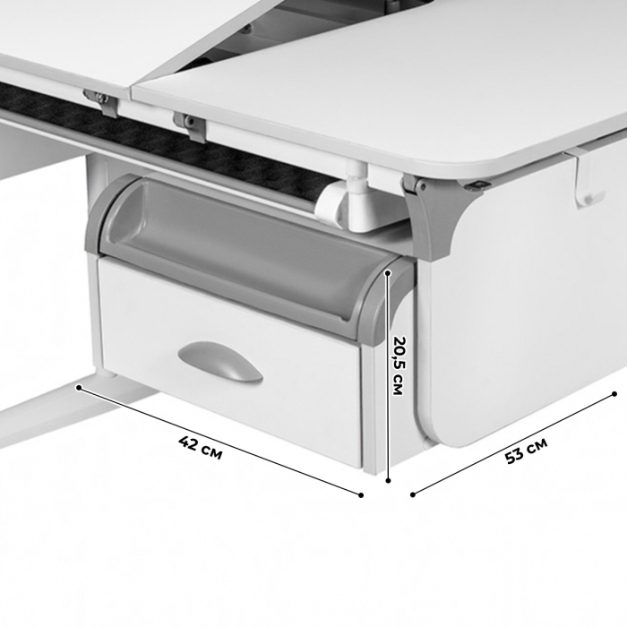 Характеристики Тумба Дэми навесная ТСН.07 для парт СУТ.25/СУТ.42/СУТ.45/СУТ.62/СУТ.63
